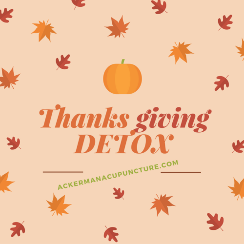 Thanksgiving Detox: Improve Low Energy and Digestion near Andover, MN.
